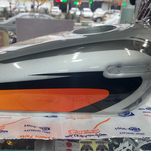 باک انژکتور شش پیچ رنگ نقره ای موتور هندا