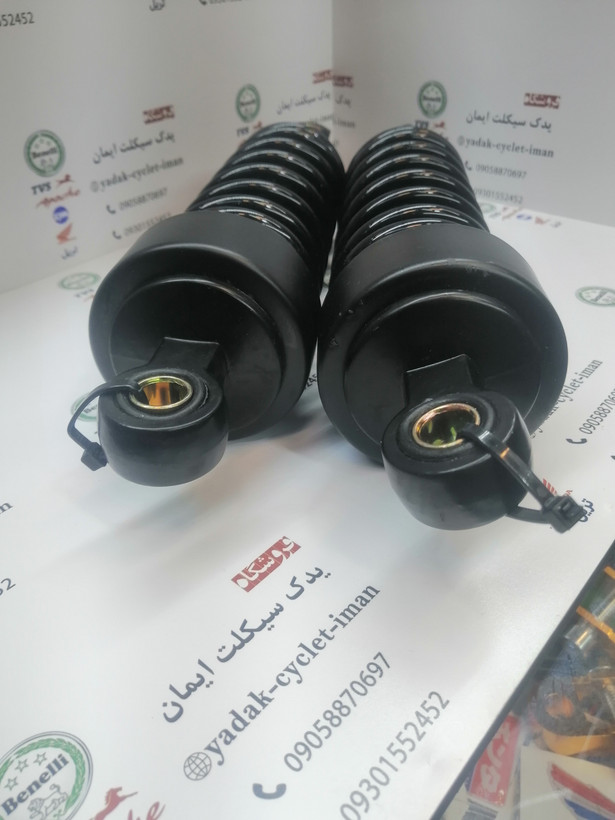 کمک فنر عقب ضخیم فنر دوبل موتور سیکلت هندا