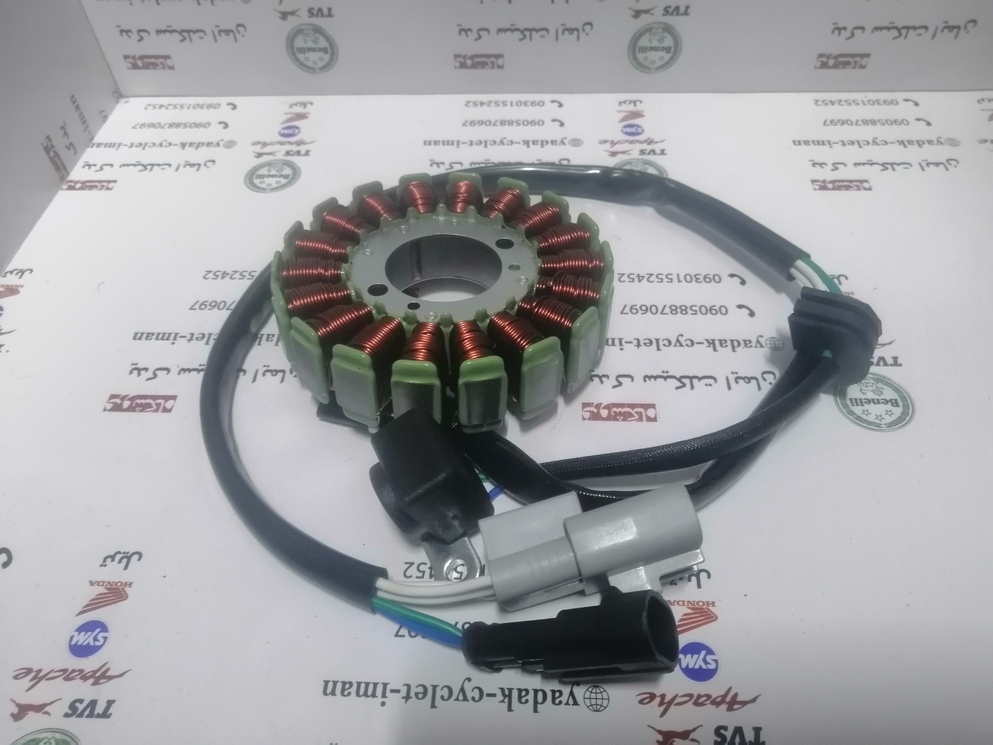 بوبین (دستگاه) سیم پیچی برق موتور بنلی 250 تک سیلندر قدیم و جدید نیوفیس